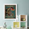 Retro Female Knight Poster Oil Paint By Numbers Kit DIY Acrylic Painting