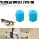 4pcs Longboard Skateboard Dancing Wheels Axle Bushings Shockproof PU Cushion