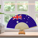 Independence Day Flag Oil Paint Folding Fan By Numbers DIY Painted Art Crafts