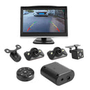 360 Degree Panoramic Car DVR Recording Parking Front+Rear+Left+Right View Cam