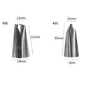 Tip Icing Russian Baking Stainless Steel Flowers Cake Decorating Leaves Nozzle