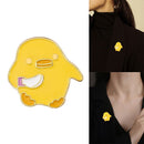 Fashion Metal Badge Yellow Duck Enamel Pins Clothes Lapel Pin Animal Brooch