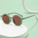 Summer Kids Girl Boy Sunglasses Children Round Sun Glasses UV400 (Green) Newly