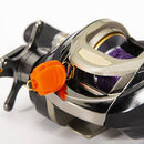 5x Fishing Line Stopper Baitcasting Reel Wire Holder Buckle Keeper (Orange)