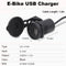 Electric Bicycle Kits Mobile Phones Scooter Motorcycle E-Bike USB Charger