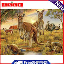 5D Kangaroo Mosaic Diamond Painting Drawing Full Round Drill DIY Art Handcraft