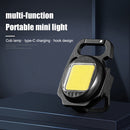 Multifunctional Portable High Bright COB Work Flashlight Camping Bottle Opener