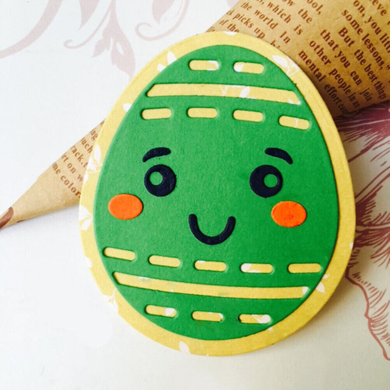 DIY Smile Egg Metal Stencils Scrapbooking Embossing Cutting Die Craft Decor-1996