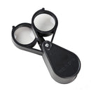 10X 30mm Double Open Folding Portable Jewelry Jade Porcelain Opti ID