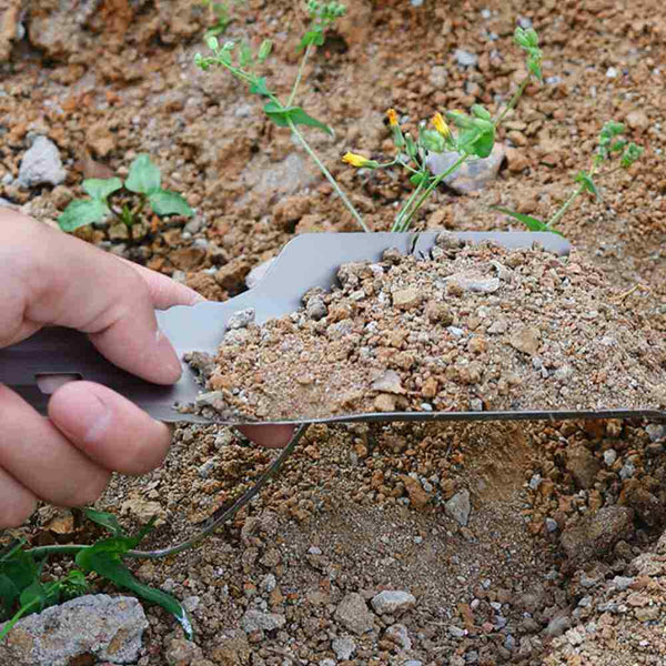 Ultralight Hand Shovel Pure Titanium Portable Digging For Camp Outdoor N6M7