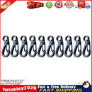 Mini Carabiner Keychain Outdoor Climbing Spring Buckle EDC Tool (Black) Newly