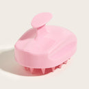 Silicone Head Smooth Hair Care Massage Brush Bath Scalp Stimulate (Pink) Newly