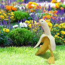 Creative Art-Banana Duck Statue Peeled Banana Duck Art Garden DecoraNEW G3U8