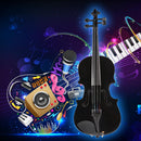 1/8 Splint Acoustic Violin Bright Fiddle Exerciser Set for Musical Lover Student