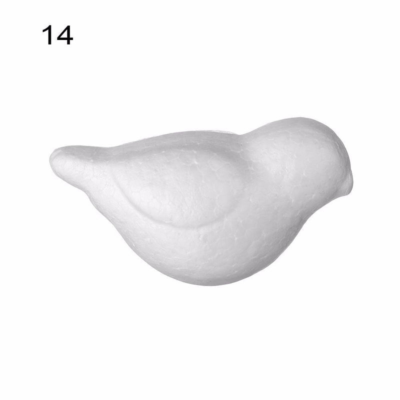 Decoration Party Supplies Animals Shape Foam Balls White Polystyrene Styrofoam