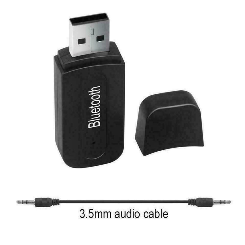 USB Bluetooth-compatible Adapter Audio Transmitter Jack Kit L1E5 Car O6D2