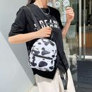 Fashion Women Animal Pattern Printing Backpack Casual Small Handbags (C)