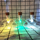 4pcs USB Rechargeable Bottle Cork Stopper Cap Lamp (Colorful Slow Flash)