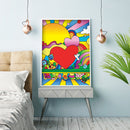 5D DIY Colorful Heart Full Round Drill Diamond Painting Kit Artwork Craft