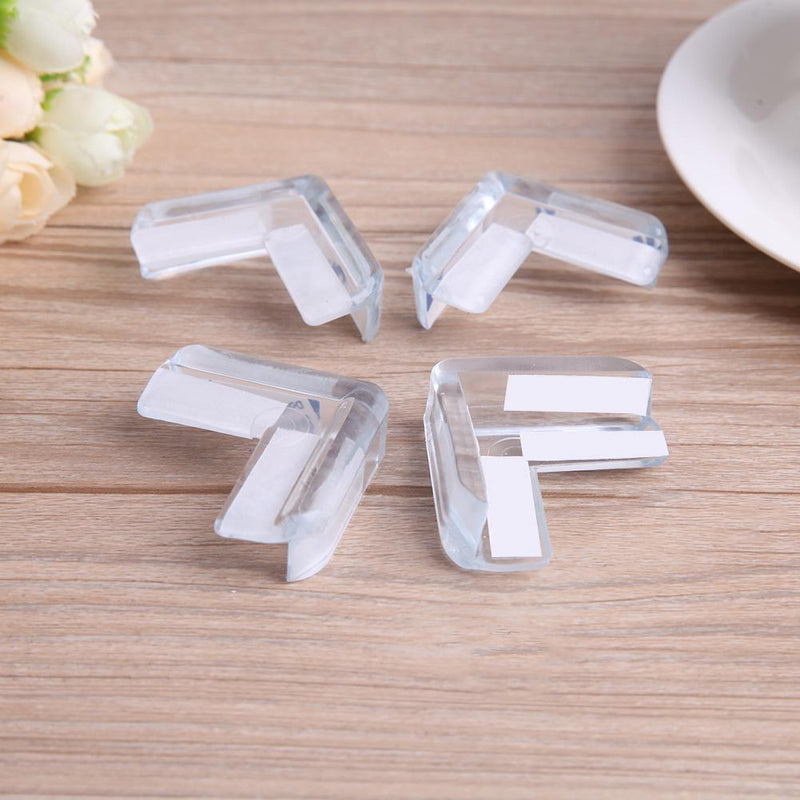 4pcs Kids Baby Safety Transparent Protector Cover Table Corner Guards Newly