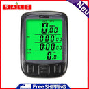 SunDing Bicycle Wired Computer Road Bike Backlight Clock Odometer Speedometer