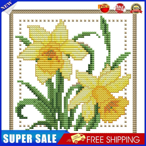 Partial Cross Stitch Kit March 14CT Counted DIY Needlework Decor (H425)