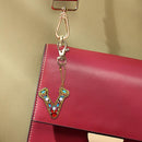 DIY Key Chain Diamond Painting Letters Women Bag Keyring Pendant Gift (V) Newly