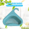 Swan Drain Basket 1 Pc Corner Kitchen Sink Strainer Basket with Sponge Newly