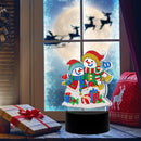 Special Shape Diamond Painting LED Lamp Ornaments Snowman DIY Mosaic Craft Gift