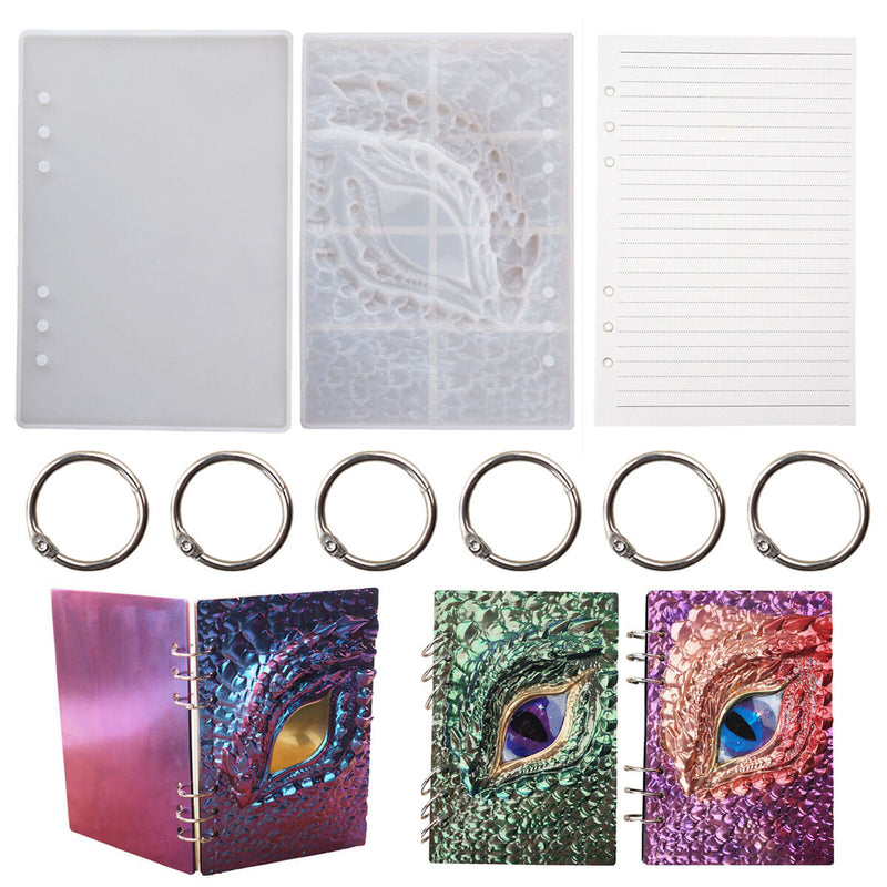 Note Book Cover Molds - Include Front Back Cover Molds Refill Paper & Book Ri