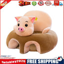 Baby Sofa Support Seat Cover Cartoon Animal Learning To Sit No Filler (Pig)