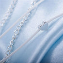 Foot Jewelry Beach Summer Women Chain Love Heart Bracelet Multilayer Ankle