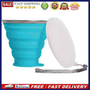 Foldable Portable Silicone Water Mug 250mL Outdoor Picnic Hiking Retractabl