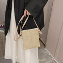 Straw Woven Women Shoulder Bag Summer Beach Vacation Lady Small Purses Handbag