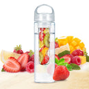 700ml Leakproof Water Bottle Plastic Soak Fruit Outdoor Drinkware (White) Newly