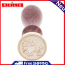 12 Constellations DIY Retro Wood Stamp Customs Lock Insurance Seal Paint