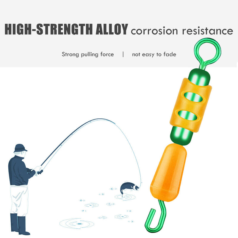 8pcs Quick Release Sub-Clip Silicone Sub-Line Thread Clamp Fishing Tackle Tools