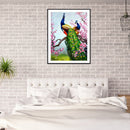5D Diamond Painting Branch Peacock Full Round Rhinestone DIY Home Decorations