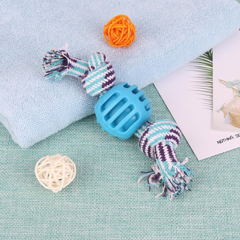 Double Knots Dogs Ball Toys Interactive Tooth Grinding Training Pet Supply