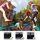 Trampoline Sprinkler, Fun Trampoline Water Sprinkler for Lawn (Orange 10M)