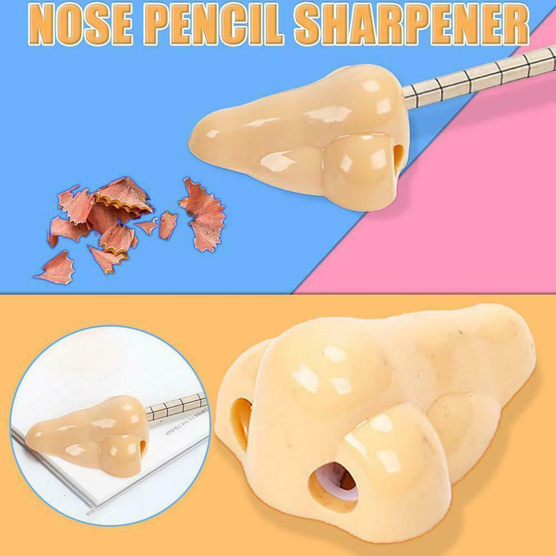 Creativity Nose Pencil Sharpener Funny Stationery School For Kids Gifts N6F2