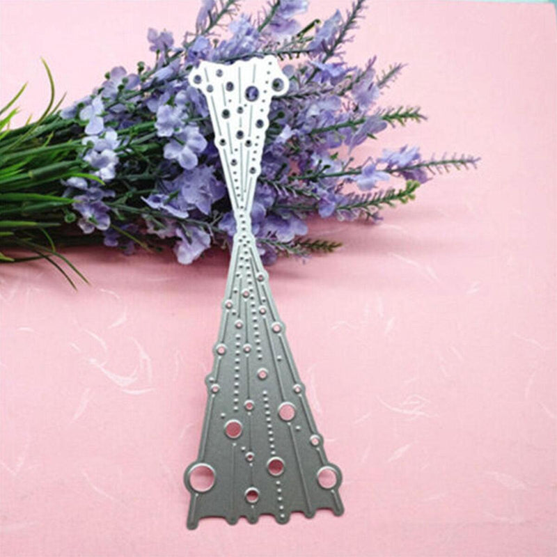 Christmas Bubble Spotty Line Metal Cutting Dies Scrapbooking Stencils Craft DIY`
