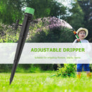 50pcs Adjustable Sprinkler Spray Dripper Drip Emitter 360 Degrees Stake Noz