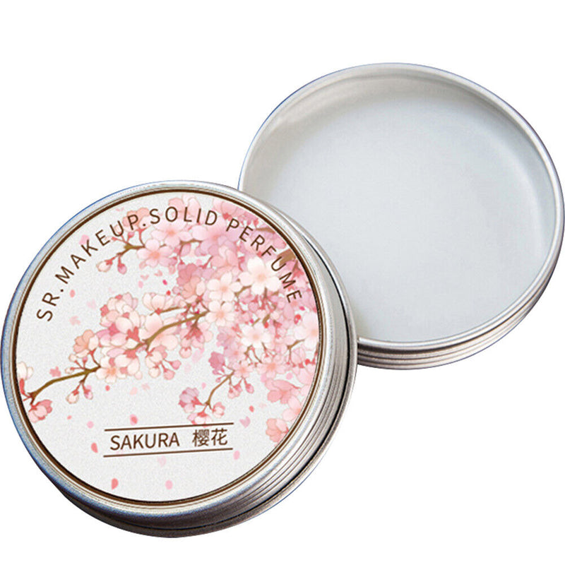 Portable Balm Mild Long Lasting Deodorant Solid Perfume (Cherry Blossom)