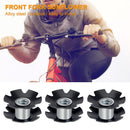 3pcs Mountain Bike Fangled Slot 28.6mm Bicycle Steer Tube Ahead Headset Star Nuts