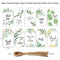With Ropes Hanging Tags Gift Labels Thank You For Coming Green Leaves