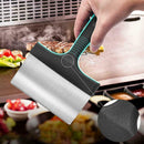 Spatula Cleaning Barbecue Grill Barbecue Net BBQ Cleaning Teppanyaki Tool T6I1