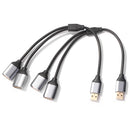2 in 1 USB Cable Y Splitter USB Adapter 1 Male to 2 Female Extension Power Cord
