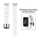 Silicone Replace Watch Strap Women Men Solid Color Wrist Band for Honor Band