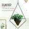 Hanging Flower Pot Hanger Chain Iron Planter Basket Holder Home Decor (A) Newly